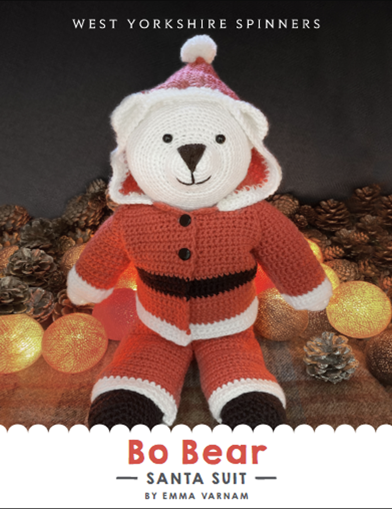 WYS Bo Bear Santa Suit Crochet Pattern